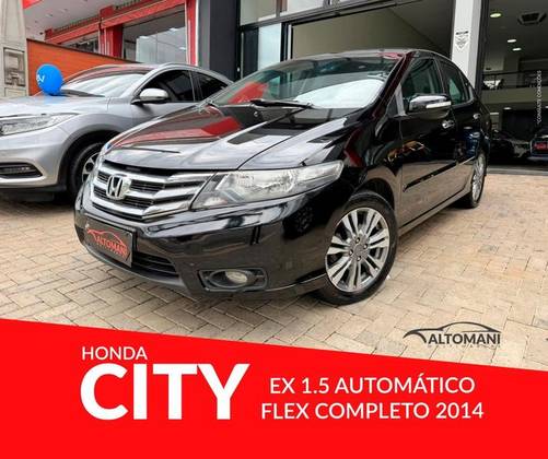 HONDA CITY 1.5 EX 16V FLEX 4P AUTOMÁTICO HONDA CITY 1.5 EX 16V FLEX 4P AUTOMÁTICO